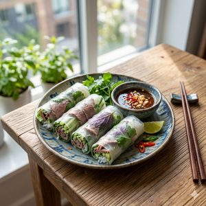Fresh Noodle Rolls With Beef